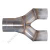  Artikelbild 1 des Artikels “Edelstahl Auspuff Y Adapterrohr 1x76 - 2x60 mm breit “