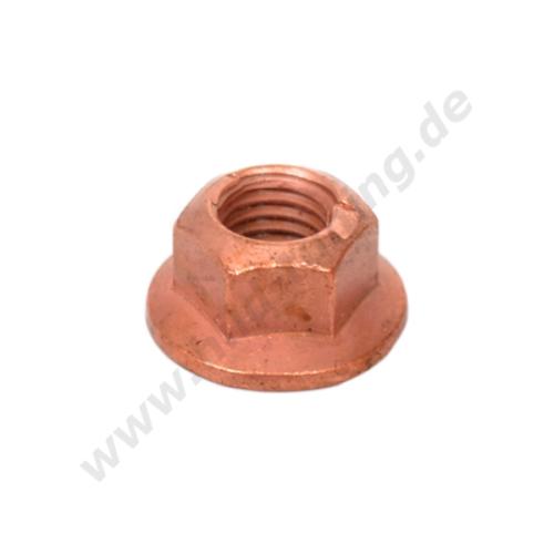 Artikelbild des Artikels “Auspuffmutter - Kupfermutter M8x1,25 | mit Bund | SW 13“