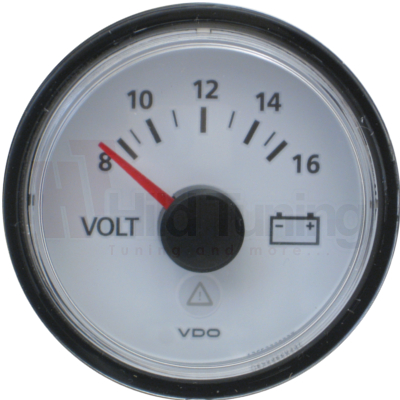 Artikelbild des Artikels “VDO Viewline Voltmeter 8 - 16 Volt weiß “