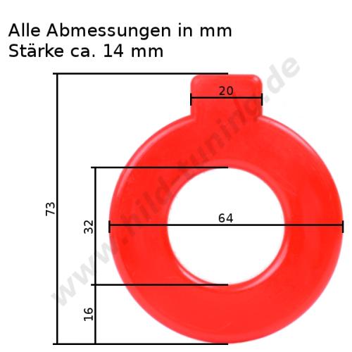 Artikelbild des Artikels “Polyurethan Auspuffgummi verstärkt Variante 7 “