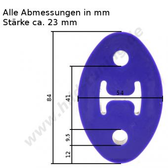 Polyurethan Auspuffgummi verstärkt Variante 12 