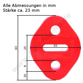 Polyurethan Auspuffgummi verstärkt Variante 15 