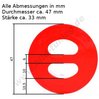 Polyurethan Auspuffgummi verstärkt Variante 3 