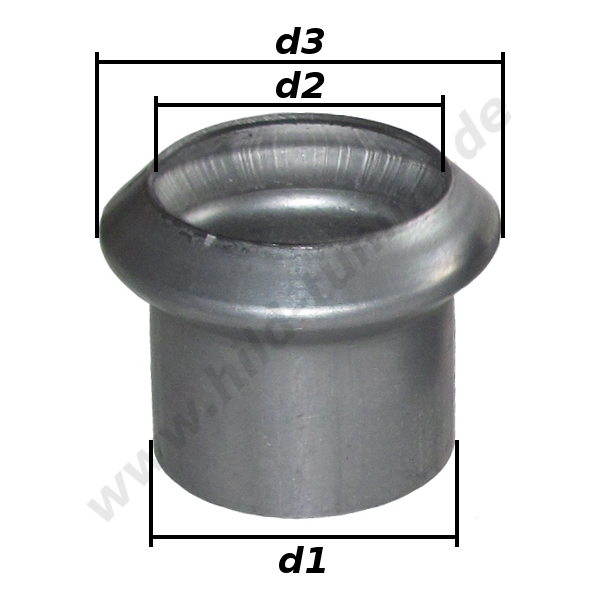 Auspuff Rohrverbinder - Auspuff Doppelschelle 45 mm durchmesser
