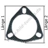  Artikelbild 2 des Artikels “Auspuff Flansch 55 mm 3 Loch “