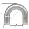  Artikelbild 2 des Artikels “Edelstahl Auspuff Rohrbogen 180 Grad 101,6 mm mit Muffe “