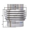  Artikelbild 3 des Artikels “Edelstahl Auspuff Wellrohr 45 mm x 100 mm “