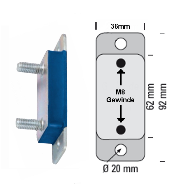  Artikelbild 1 des Artikels “Silikon Auspuffgummi verstärkt Variante 20 “