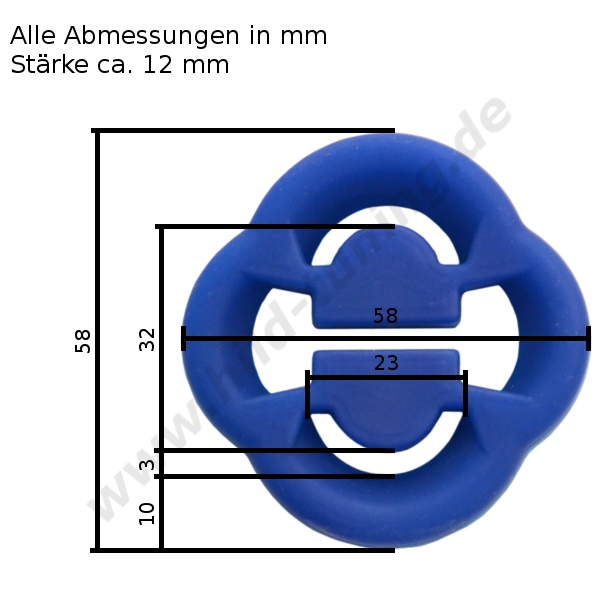  Artikelbild 1 des Artikels “Silikon Auspuffgummi verstärkt Variante 8 “