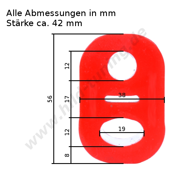  Artikelbild 1 des Artikels “Polyurethan Auspuffgummi verstärkt Variante 16 “