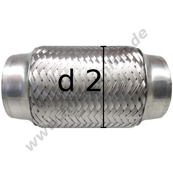  Artikelbild 2 des Artikels “Auspuff Flexrohr 48 mm x 150 mm Typ1 Edelstahl “
